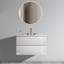 Meuble-lavabo 29,90 "avec lavabo en céramique et trois trous de robinet
