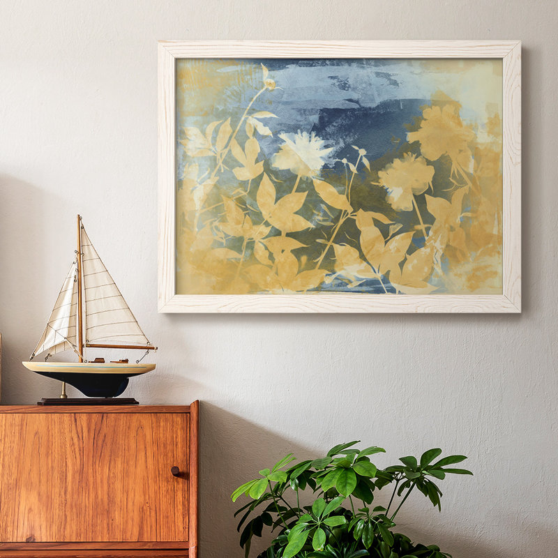 Célébration encadrée sur toile, H 26 po x l 38 po x P 1,5 po, Blanc