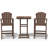 2-Person HDPE Square Outdoor Dining Set-1773204634