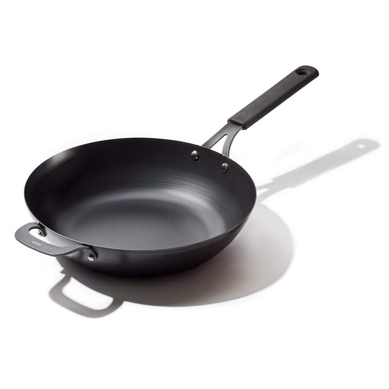 Wok en acier au carbone antiadhésif OXO Obsidian