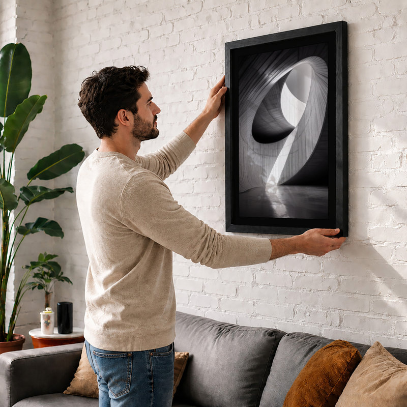 Light Through Form Industrial - Framed Print, A1 - 84.1 x 59.4 cm, Unframed