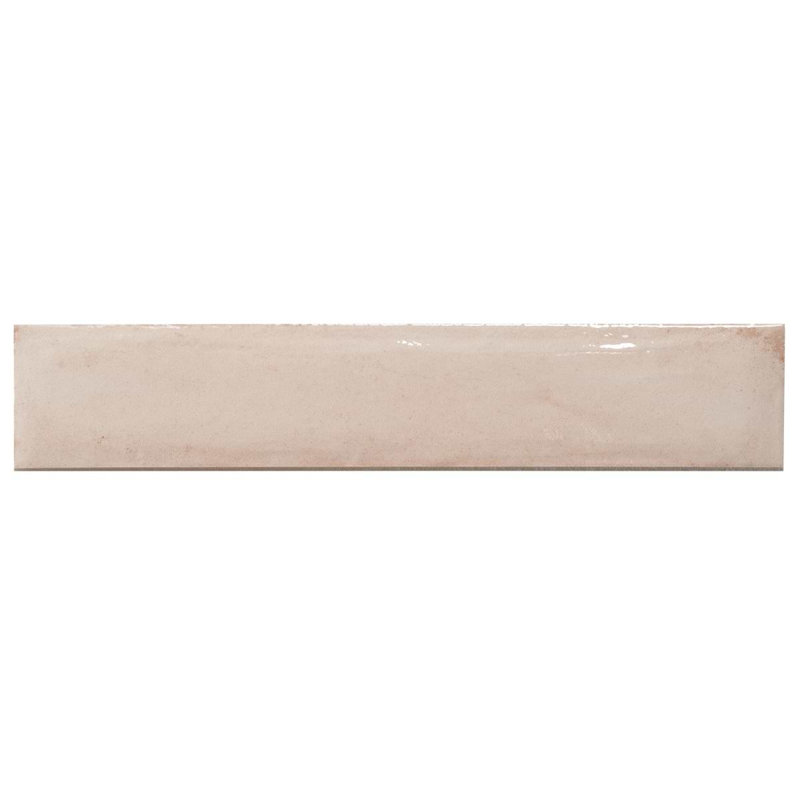Paint 3x16 Glossy Porcelain Tile, Rosa Pink