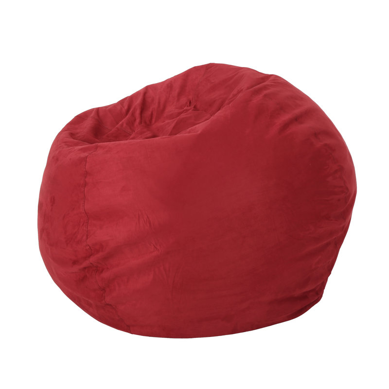 Très grand fauteuil à billes et méridienne, Rouge