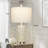 24.5“ Coastal Bedside Dimmable Table Lamp Set with Night Light, USB Ports, Included Bulbs