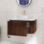 Meuble-lavabo mural rayé avec rebords incurvés pré-assemblés avec lavabo-2084533853-2084533843