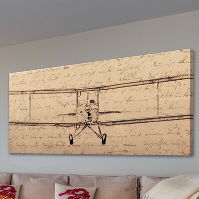 Story Of Flight' Painting Print on Wrapped Canvas -  Marmont Hill, MH-PLANE-14-C-24