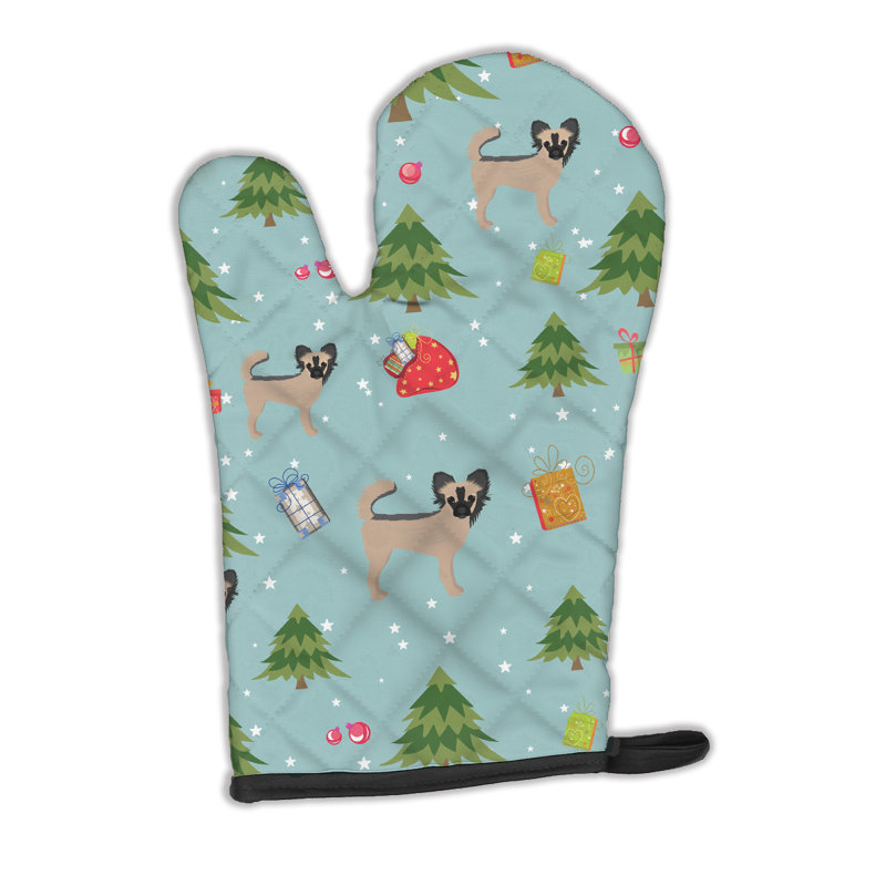 Gant de cuisine Silloth Longhair Chihuahua, Noir et brun clair
