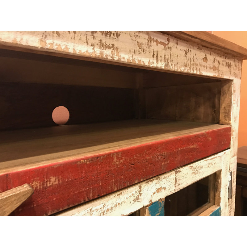 Crédence de rangement en bois massif Arela