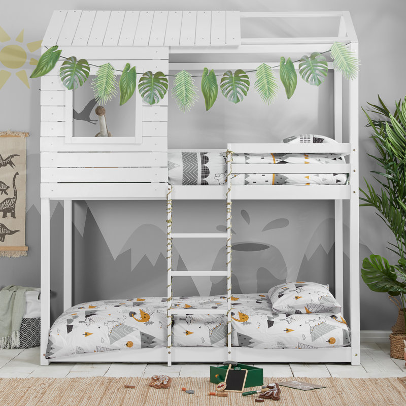 Waban Single (3') Standard Bunk Bed, White