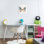 Plaque murale avec ailes de papillon floral, design par Nicole DeCamp
