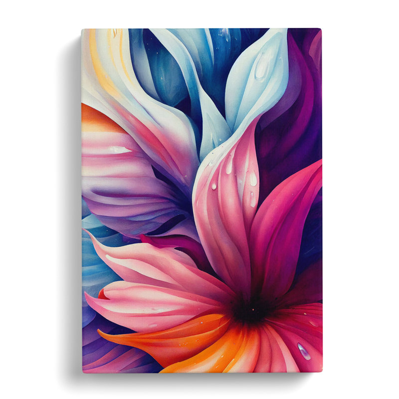 Entrancing Flowers No.2 - Wrapped Canvas, 50cm H x 35cm W x 3cm D
