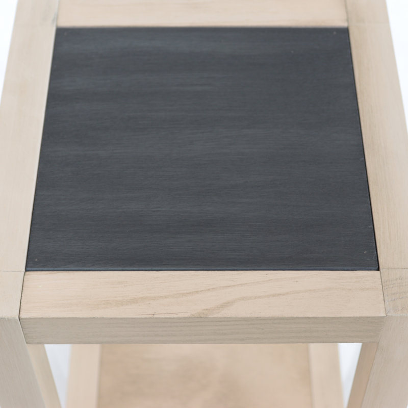Table de bout de style traîneau de 22,8 po Sulkey