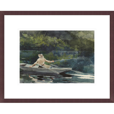 «Casting Number Two» par Winslow Homer, impression giclée sur cadre