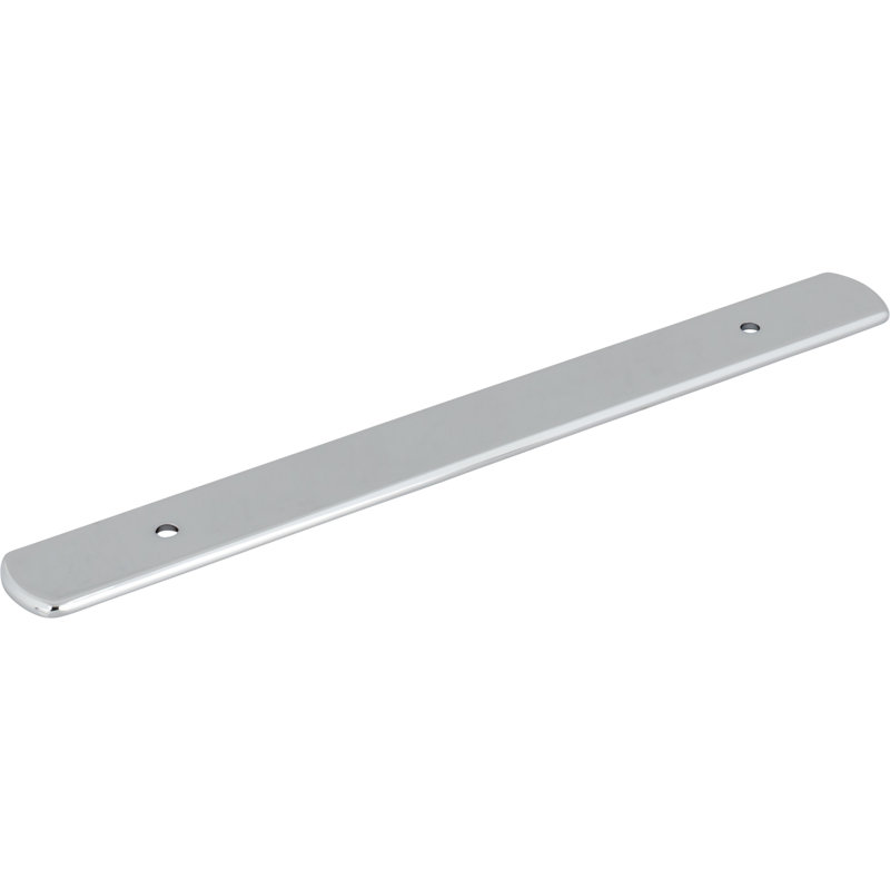 Wescott Pull Backplate, Polished Chrome