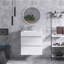 24 po Meuble-lavabo mural simple avec comptoir