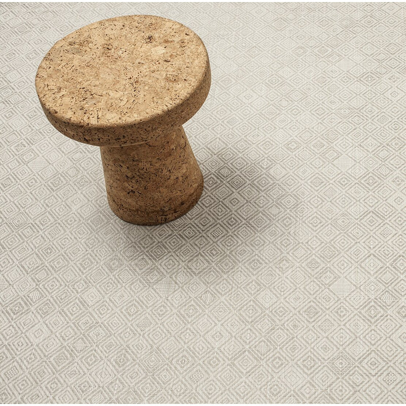 Mosaic Vinyl Indoor / Outdoor Area Rug, Rectangle 183 x 270cm