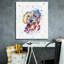 «Colorful Watercolor Goldendoodle 2» par Furbaby Affiliates