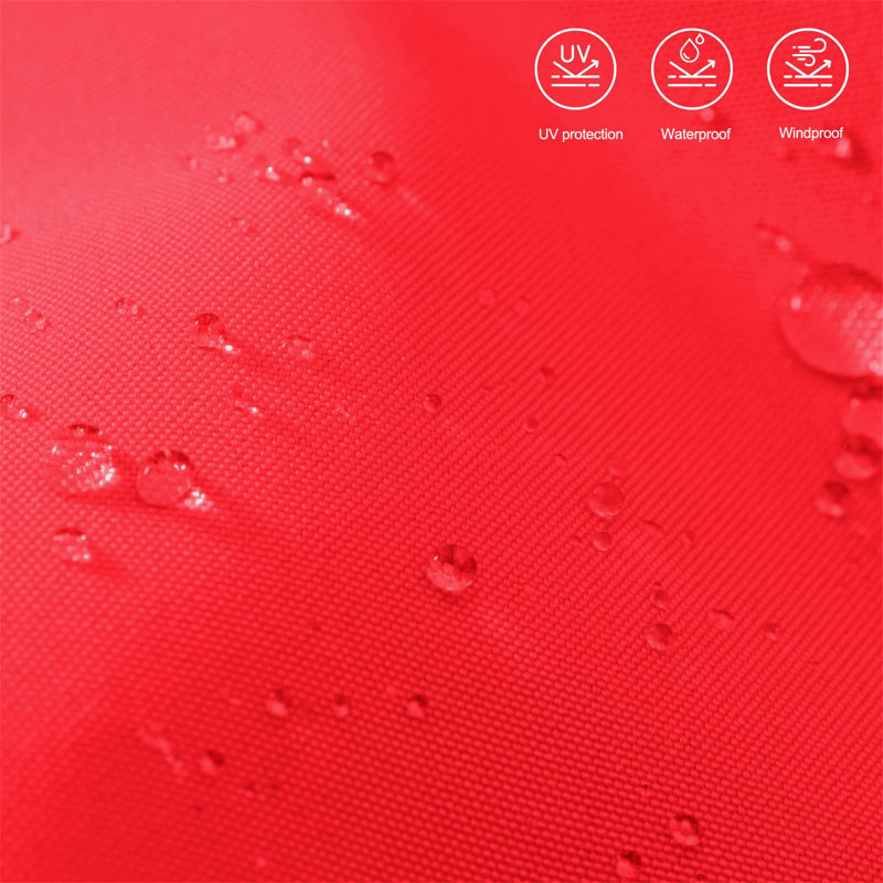 270cm Beach Parasol, Red