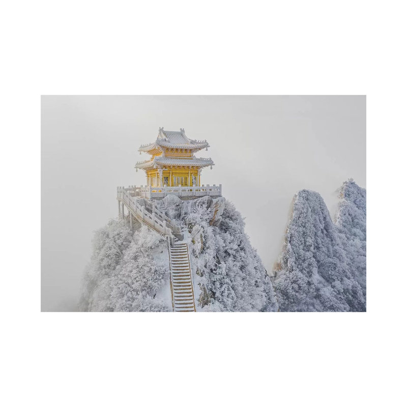 Golden Roof by Simoon - Wrapped Canvas Gallery-Wrapped Canvas Giclée, 66.04 cm H x 45.72 cm W x 3.175 cm D