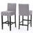 Fabric Barstool with Solid Wood Frame-1712370113