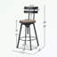 Tabouret de bar pivotant réglable en hauteur Keyosha-109482642-107235719-46727732