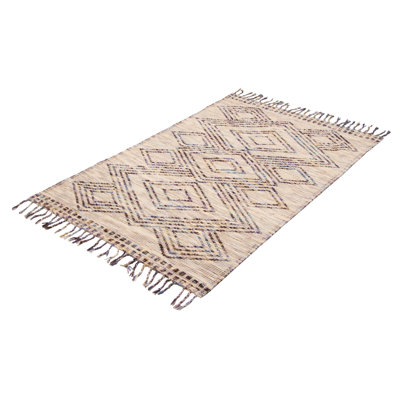 Tapis kaki rectangulaire unique 5 pi 0 po x 7 pi 11 po Jovonta