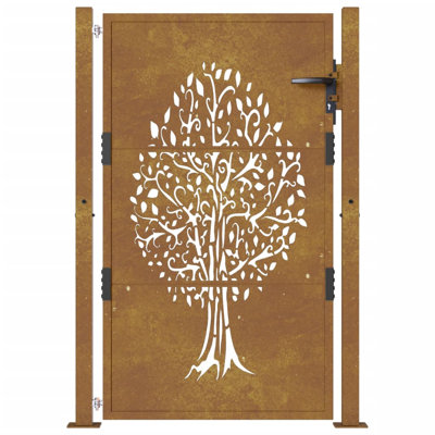 Danina Brown Metal Gate