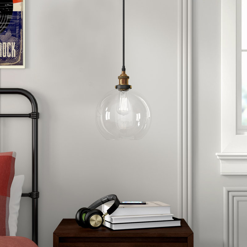 Luminaire sphère suspendu 1 lumières simple