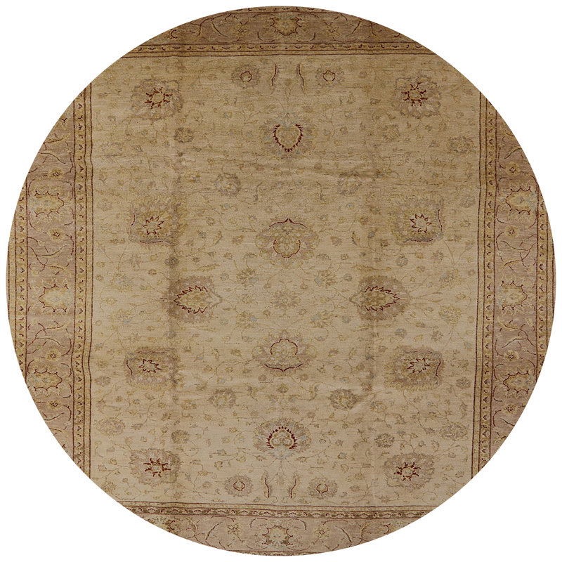 Hilaire Oriental Indoor Rug, Round 8'
