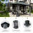 Galvanized Steel Patio Gazebo with Overhang Slope-design Double Roof-98285395