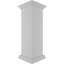 Poteau de poteau simple avec capitonnage et base (ensemble d'installation inclus)-89194848