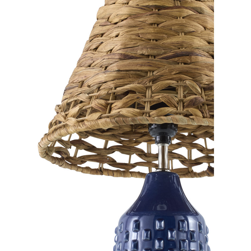 Lampe de table Ashiley, Bleu