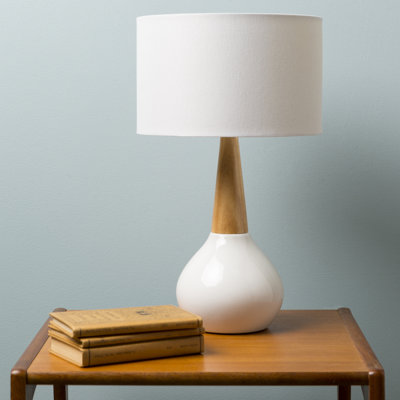 Scotia Ceramic Solid Wood Table Lamp