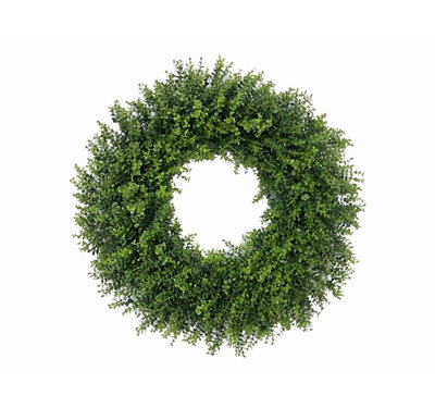 Couronne de buis artificielle 30 po