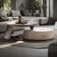 Table basse légère et luxueuse