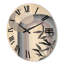 Horloge murale abstraite soleil et lune-63903901