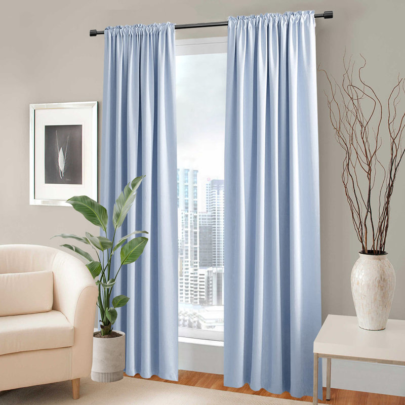 Ensemble de rideaux obscurcissant 2 pièces, L 52 po x L 96 po
