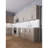 Gray Nordic Slab Style Wall Kitchen Cabinet End Panel