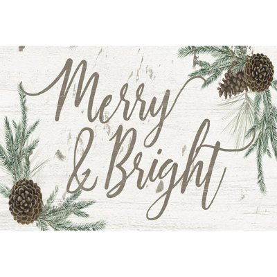Wreath Sentiments I par Grace Popp - Art textuel sur toile tendue