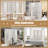  66" Boho 4-panel Room Divider With Carved Pattern & Solid Wood Frame 360° Hinges