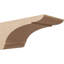Bois de cèdre brut olympique TimberThane Corbel, brun clair apprêté-88289574