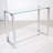 Velella 100cm Glass Top Console Table
