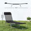 Chaise pratique, chaise longue pliante