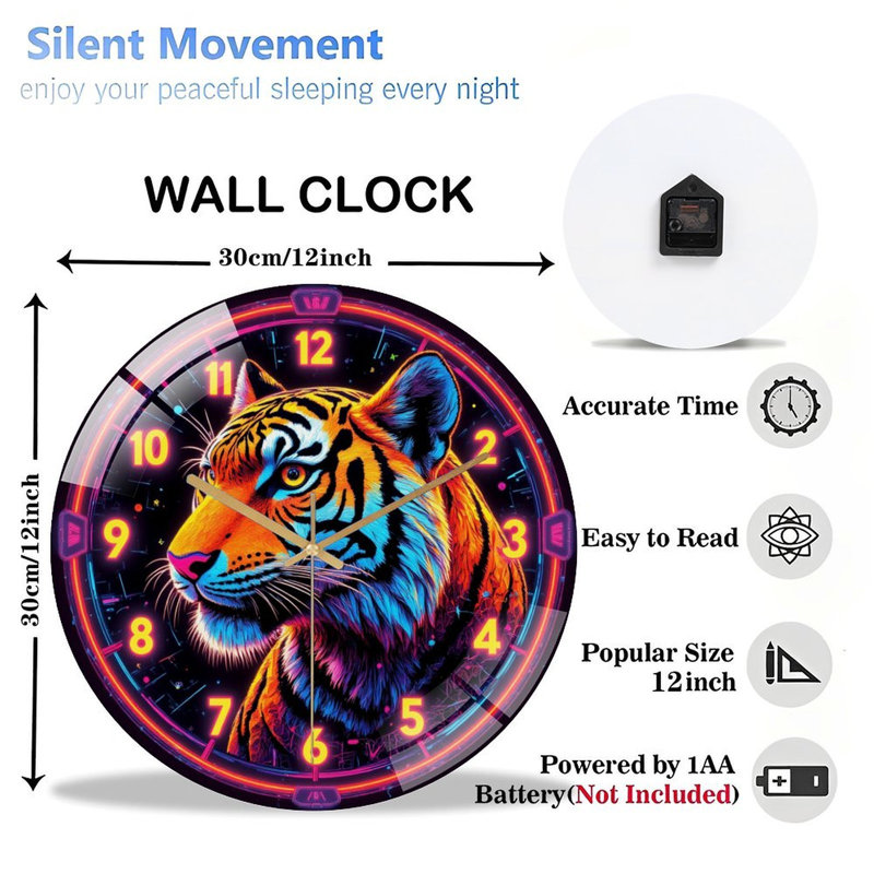 Horloge murale 12 pouces