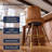 Anneli 24'' Swivel Counter Height Bar Stools Set of 2, Brown Counter Stools with Backs and Wood Legs for Kitchen Island-884832578-884832579-916282940