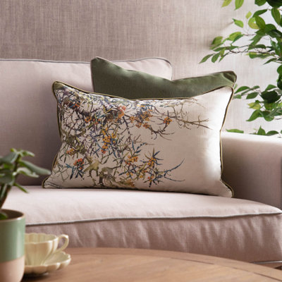 Hawthorn Floral Floral Rectangular Lumbar Cushion