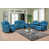 Tissu en microfibre bleu est en rupture de stock