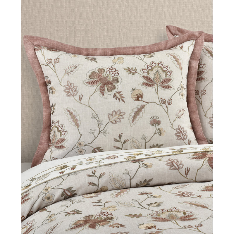 Ensemble d'édredon en polyester SANTA ROSA, 1 édredon de très grande taille et 2 taies déco