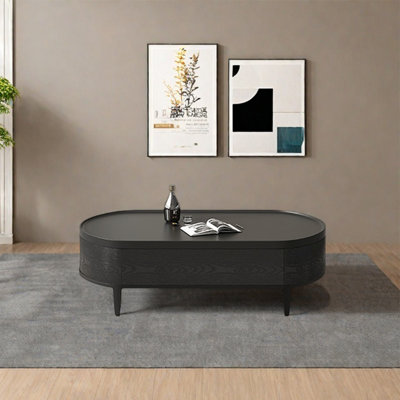 Table basse légère de luxe noire