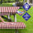 Vinyl Picnic Fited Tableclth Rectangle 3 Pcs 30 X 96 Inch Burgundy-70270250-70270249